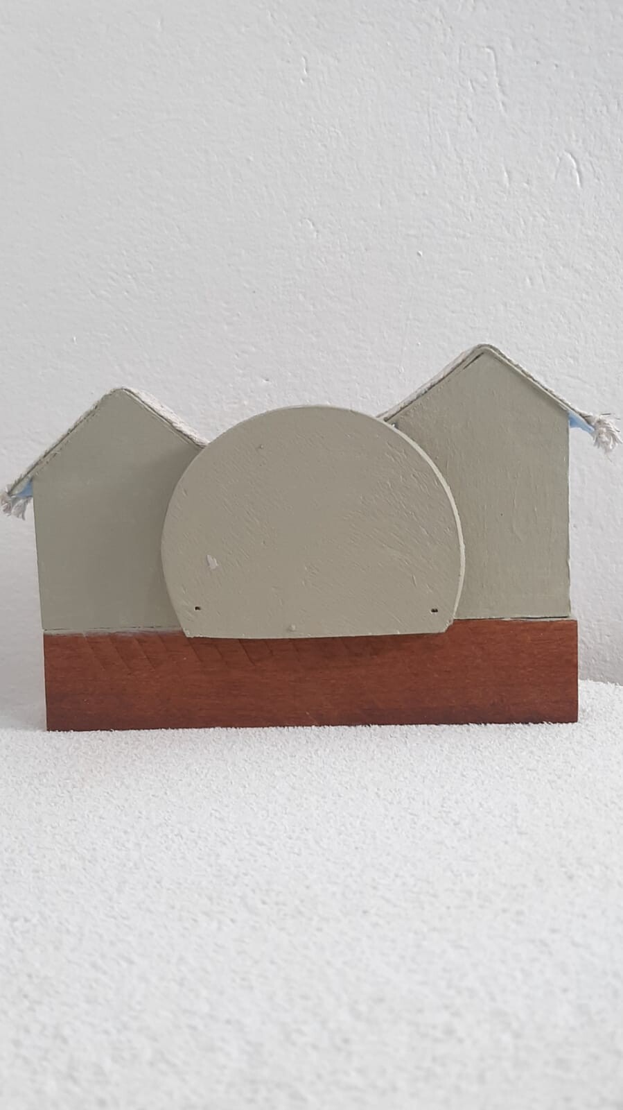 Casinha de Natal em Madeira Artesanal Decorativa