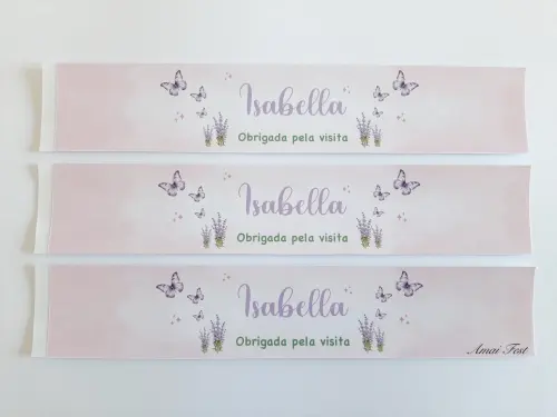 Rótulo para garrafinhas