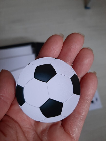 30 Adesivos - Bola de Futebol