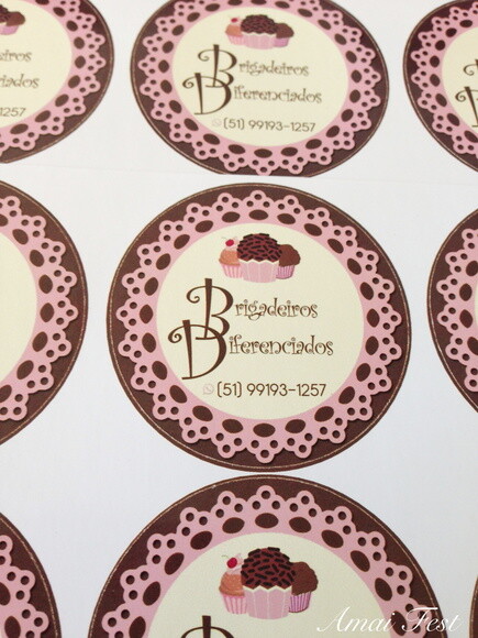 30 Adesivos Personalizados