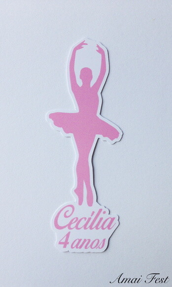 30 Apliques - Bailarina