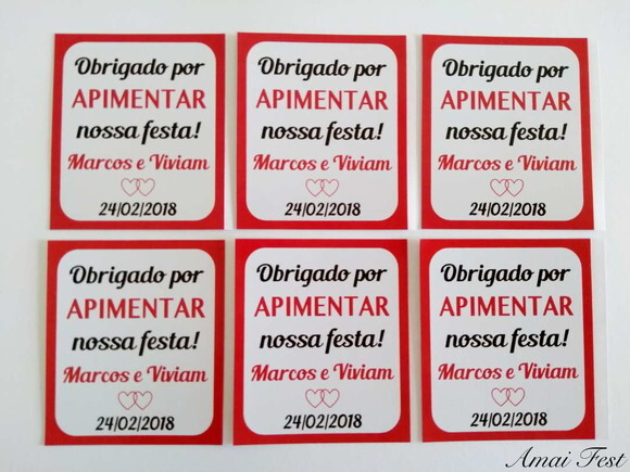 35 Rótulos para Pimenta