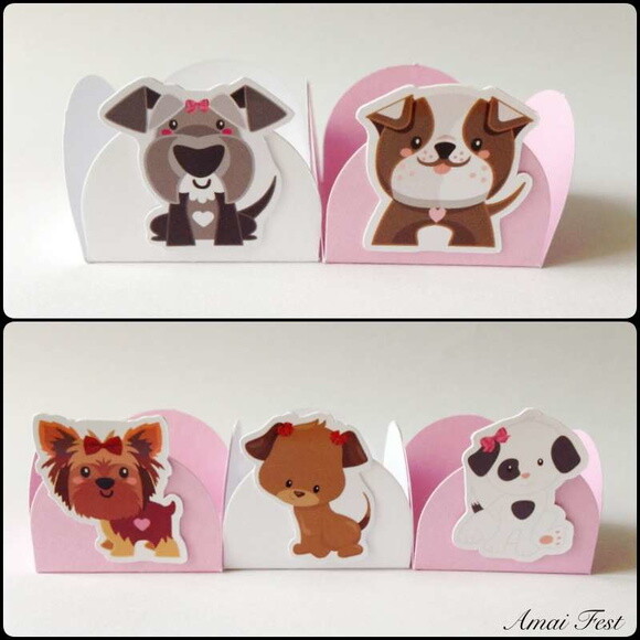50 Forminhas - Cachorrinhas