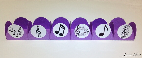 50 Forminhas - Notas Musicais
