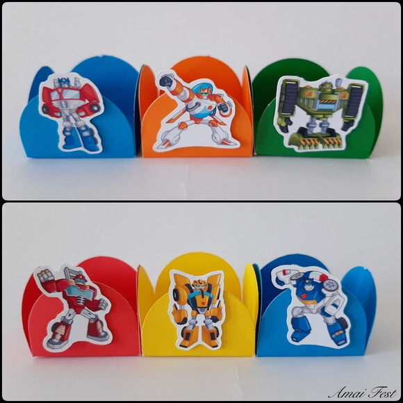 50 Forminhas - Transformers Rescue Bots