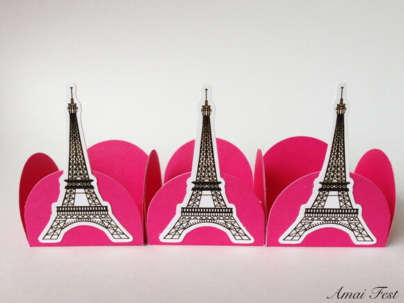 50 Forminhas Personalizadas - Paris