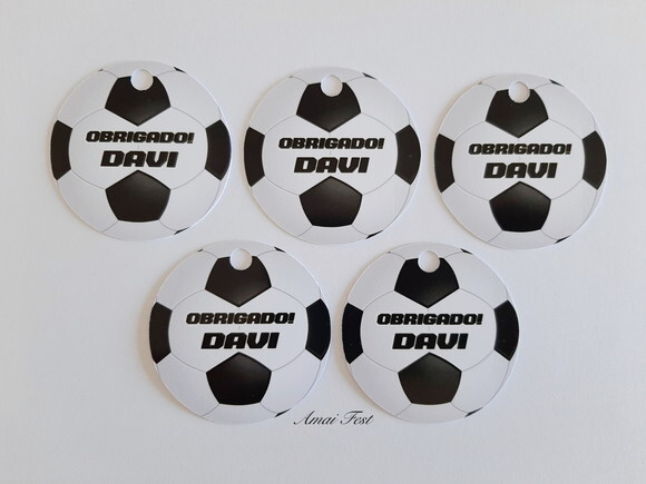 50 Tags - Bola de Futebol
