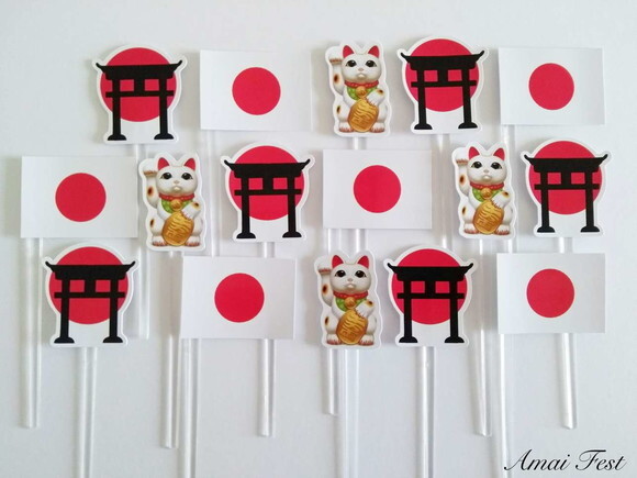50 Toppers - Tema Japão