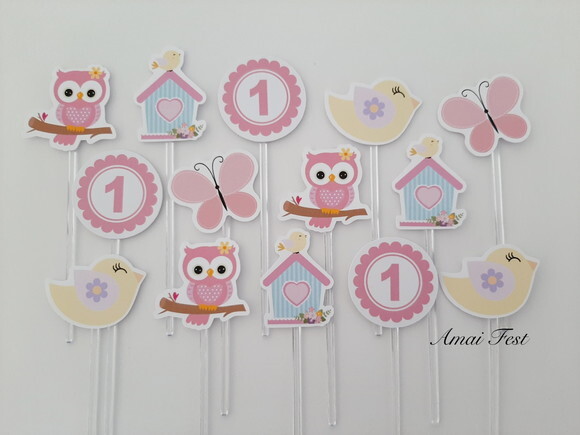 50 Toppers - Tema Jardim Encantado