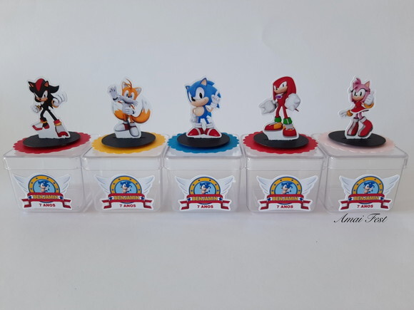 Caixa Acrílica 3d - Sonic