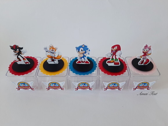 Caixa Acrílica 3d - Sonic