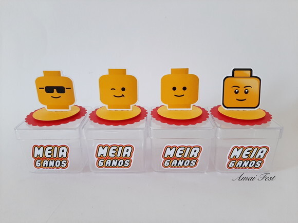 Caixinha Acrílica 3d - Lego