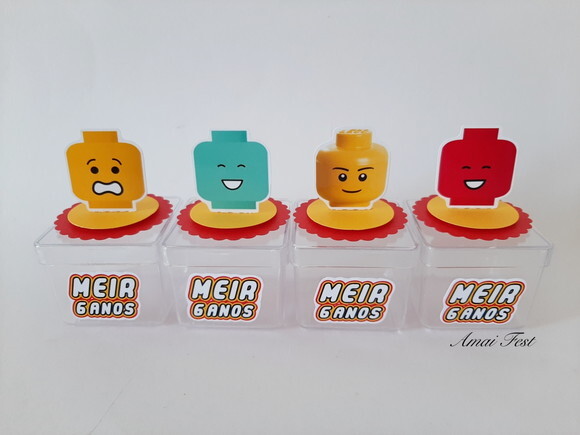 Caixinha Acrílica 3d - Lego