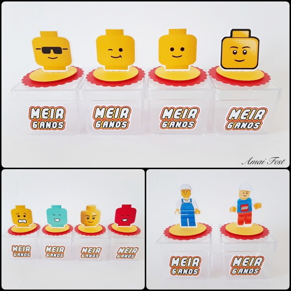 Caixinha Acrílica 3d - Lego