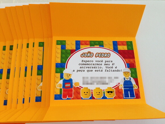 Convite Lego