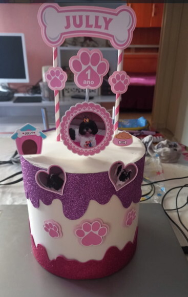 Topo de Bolo - Cachorro