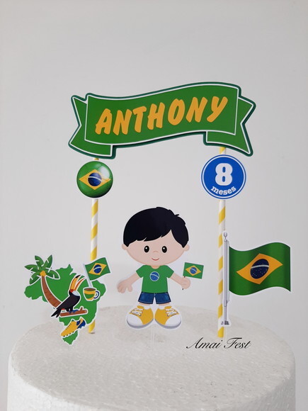 Topo de Bolo - Brasil