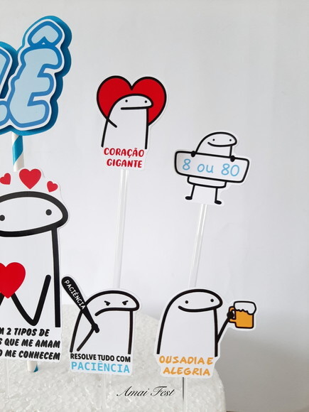 Topo de Bolo - Flork