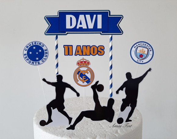 Topo de Bolo - Futebol
