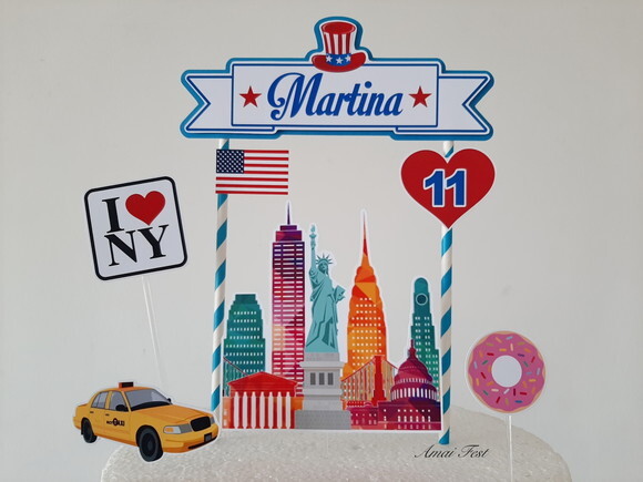 Topo de Bolo - Nova York