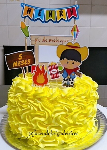 Topo de Bolo -festa Junina