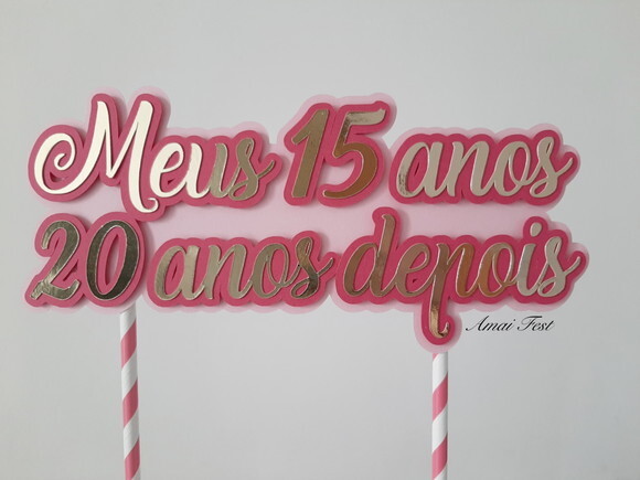 Topo de Bolo 3d