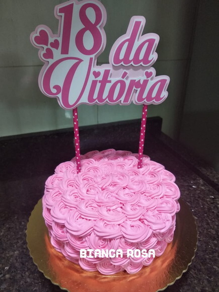 Topo de Bolo Personalizado