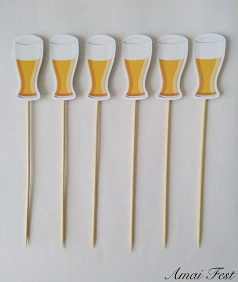 Topper para Cento de Mesa - Cerveja