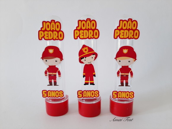 Tubetes - Bombeiro