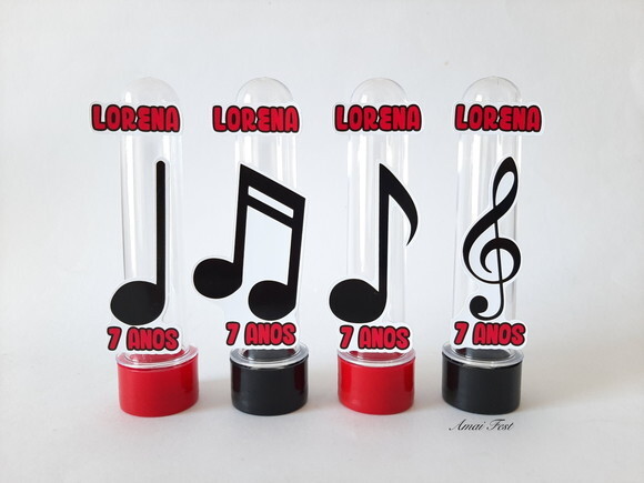 Tubetes - Notas Musicais