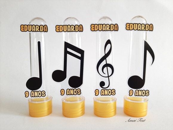 Tubetes - Notas Musicais