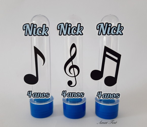 Tubetes - Notas Musicais