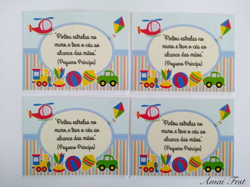20 Adesivos 10 x 7 cm - Brinquedos Antigos