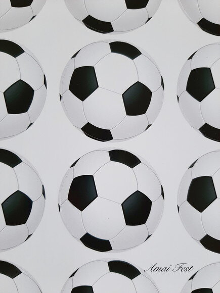 30 Adesivos - Bola de Futebol