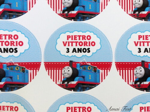 30 Adesivos - Thomas e Seus Amigos