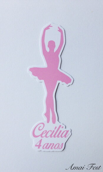 30 Apliques - Bailarina
