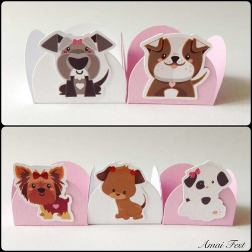 50 Forminhas - Cachorrinhas