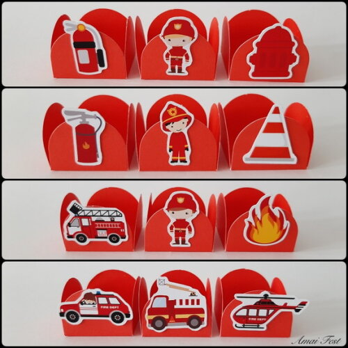 50 Forminhas - Bombeiro