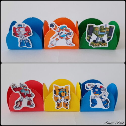50 Forminhas - Transformers Rescue Bots