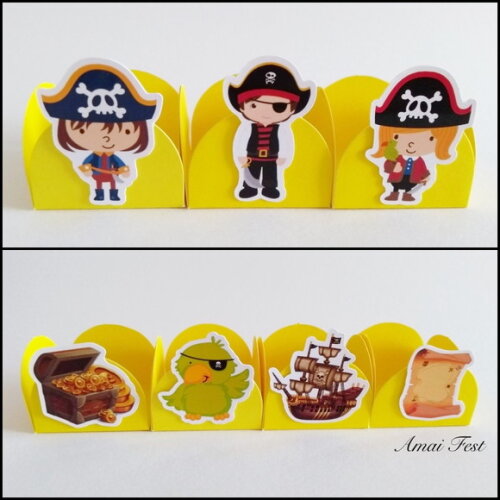 50 Forminhas - Tema Pirata