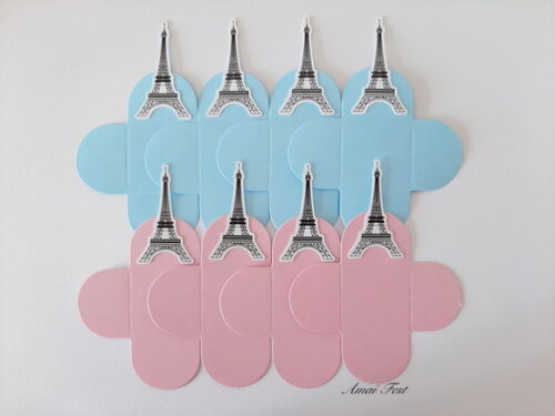 50 Forminhas Personalizadas - Paris