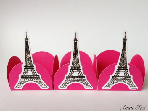 50 Forminhas Personalizadas - Paris