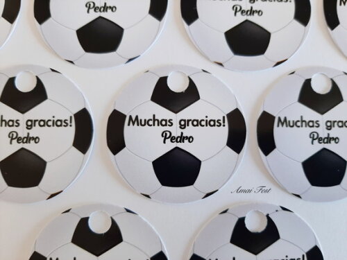 50 Tags - Bola de Futebol