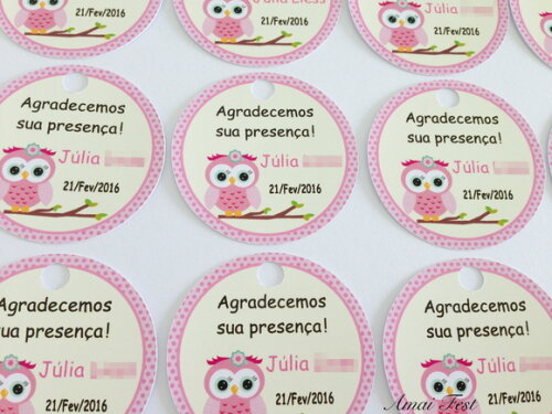 50 Tags - Corujinha
