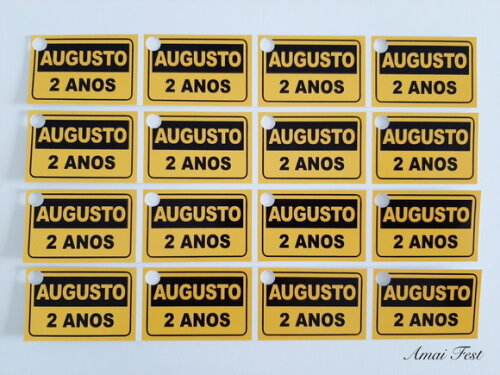 50 Tags - Placa de Sinalização