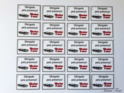 50 Tags - Tema Carros Vintage