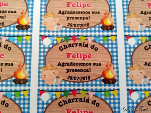 50 Tags para Lembrancinhas - Tema Junino