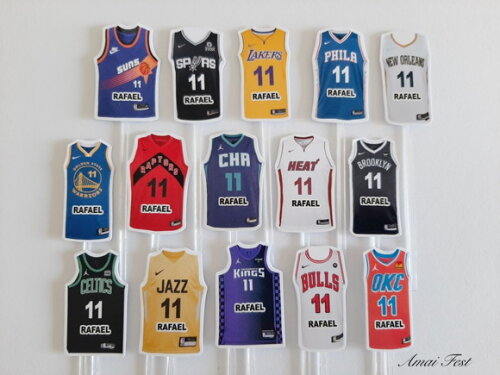 50 Toppers - Camisas de Times de Basquete