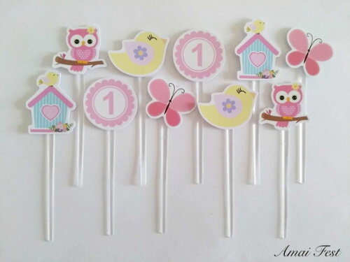50 Toppers - Tema Jardim Encantado