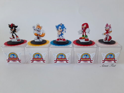 Caixa Acrílica 3d - Sonic